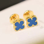 [Marin]CLOVER MINI 9.5MM TURQUOISE EARRINGS
