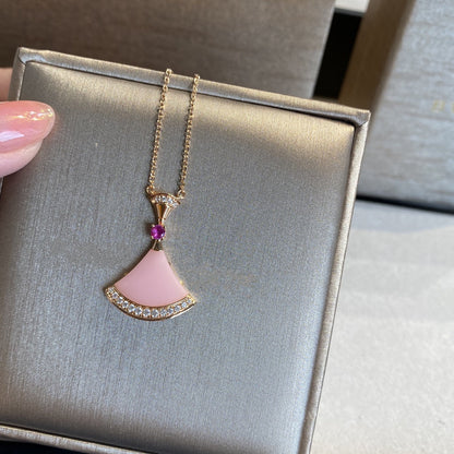 [Marin]DREAM NECKLACE PINK OPAL