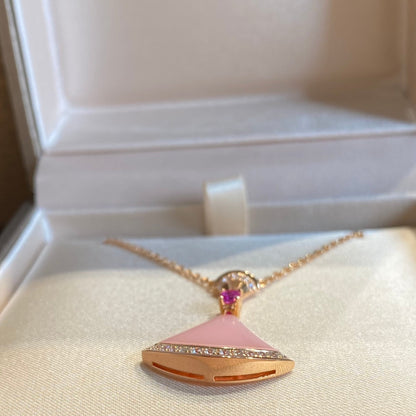 [Marin]DREAM NECKLACE PINK OPAL