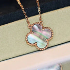 [Marin]CLOVER 15MM  GRAY MOTHER OF PEARL NECKLACE