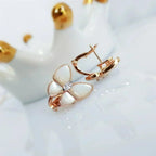 [Marin]BUTTERFLY MOP DIAMOND EARRINGS