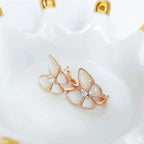[Marin]BUTTERFLY MOP DIAMOND EARRINGS