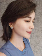 [Marin]BUTTERFLY MOP DIAMOND EARRINGS