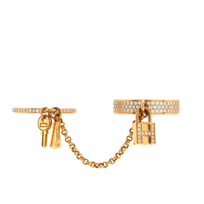 [Marin]HM KELLY CLOCHETTE DOUBLE RING IN  WITH DIAMONDS