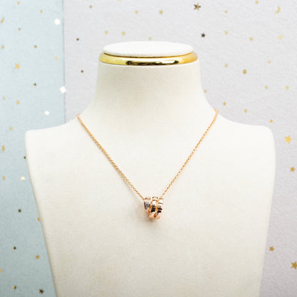 [Marin]SERPENTI PINK GOLD NECKLACE DIAMOND