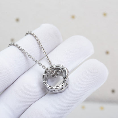 [Marin]SERPENTI SILVER NECKLACE DIAMOND