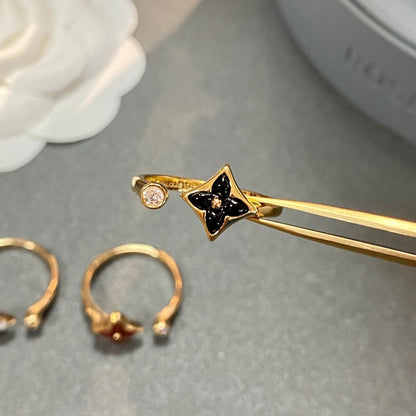 [Marin-Jewelry]STAR 1 DIAMOND OPEN RING