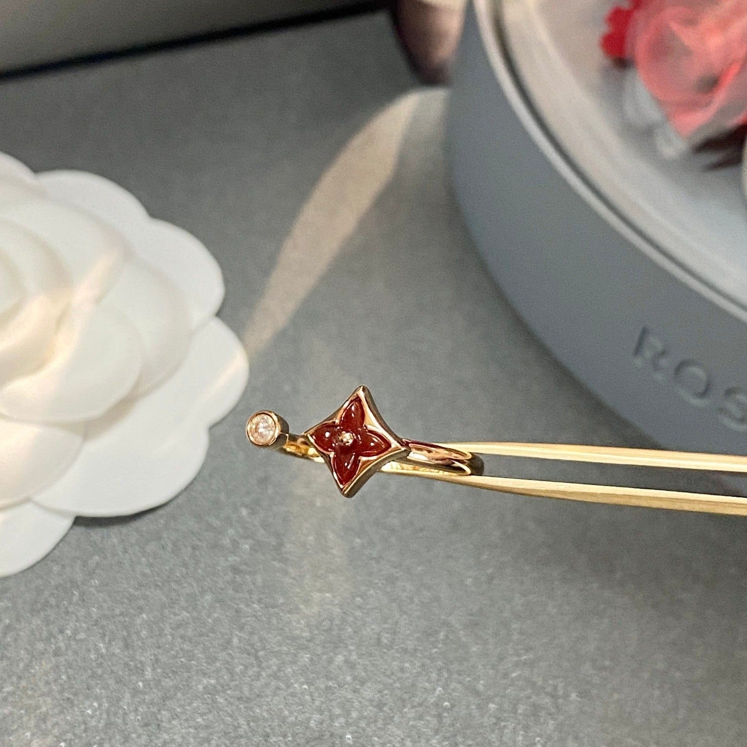 [Marin]BAGUE OUVERTE DIAMANT STAR 1