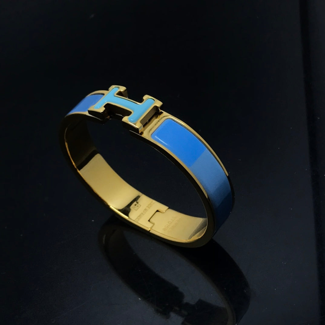 [Marin-Jewelry]H BRACELET BLUE RAINBOW CERAMIC