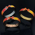 [Marin]H BRACELET ORANGE RAINBOW CERAMIC
