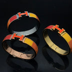 [Marin]H BRACELET ORANGE RAINBOW CERAMIC