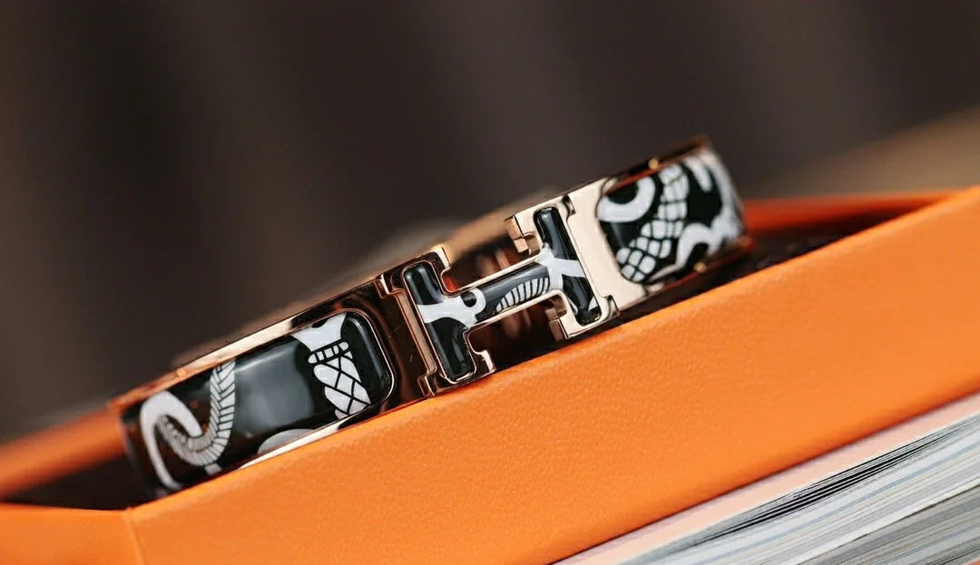 [Marin-Jewelry]H TARTAN BRACELET 12MM