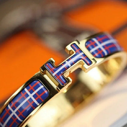[Marin-Jewelry]H TARTAN BRACELET 12MM