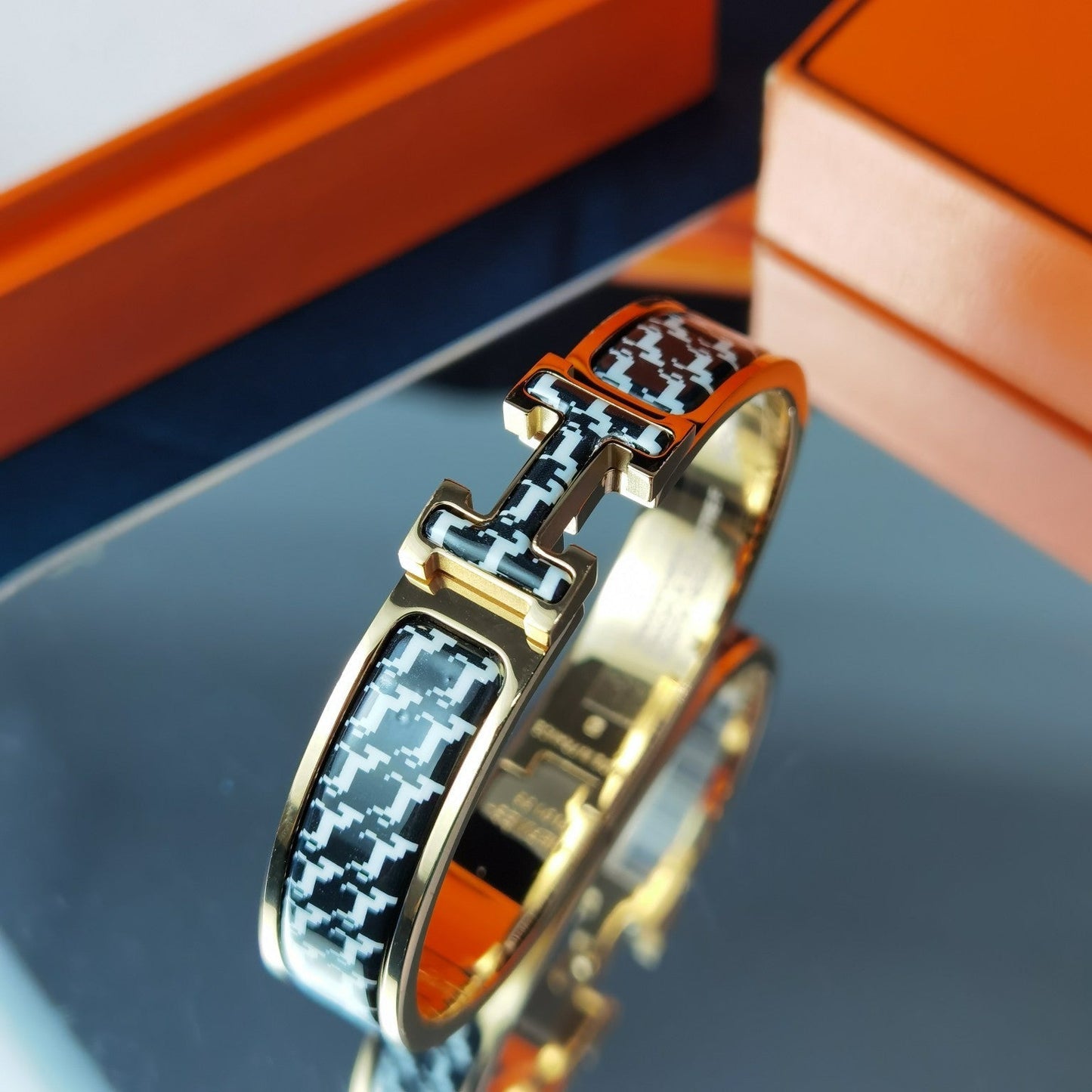 [Marin-Jewelry]H HORSE BRACELET 12MM