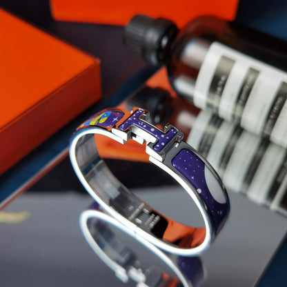 [Marin-Jewelry]H STAR AND MOON BRACELET 12MM