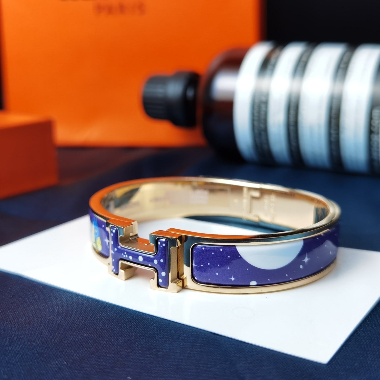 [Marin]BRACELET ÉTOILE ET LUNE 12MM