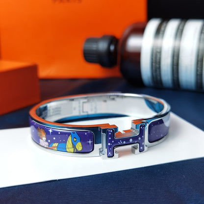 [Marin-Jewelry]H STAR AND MOON BRACELET 12MM