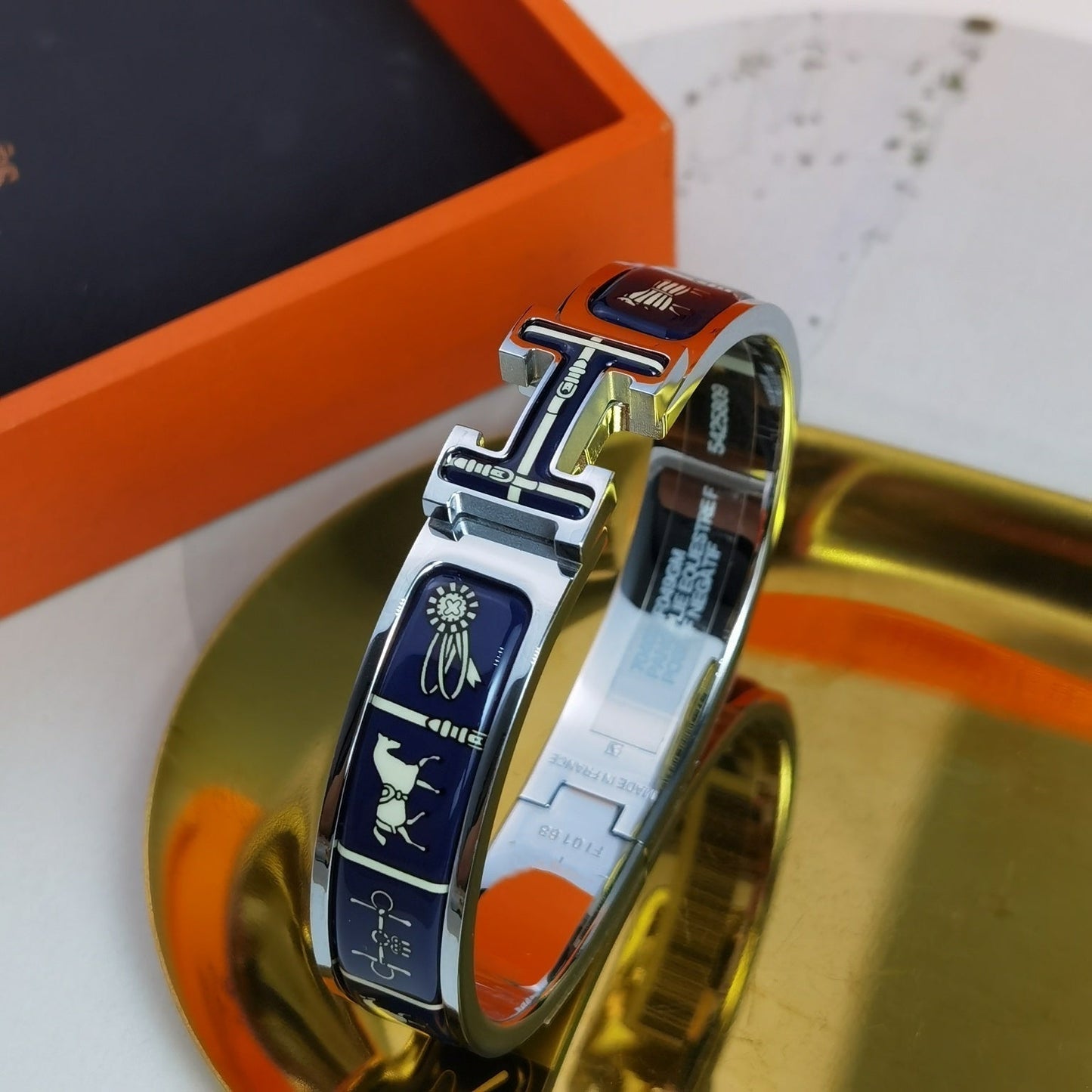 [Marin-Jewelry]H COUVERTURES DARK BLUE BRACELET