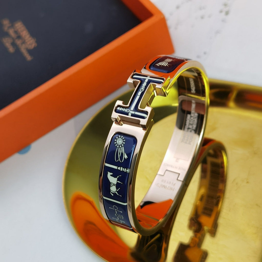 [Marin]H COUVERTURES DARK BLUE BRACELET