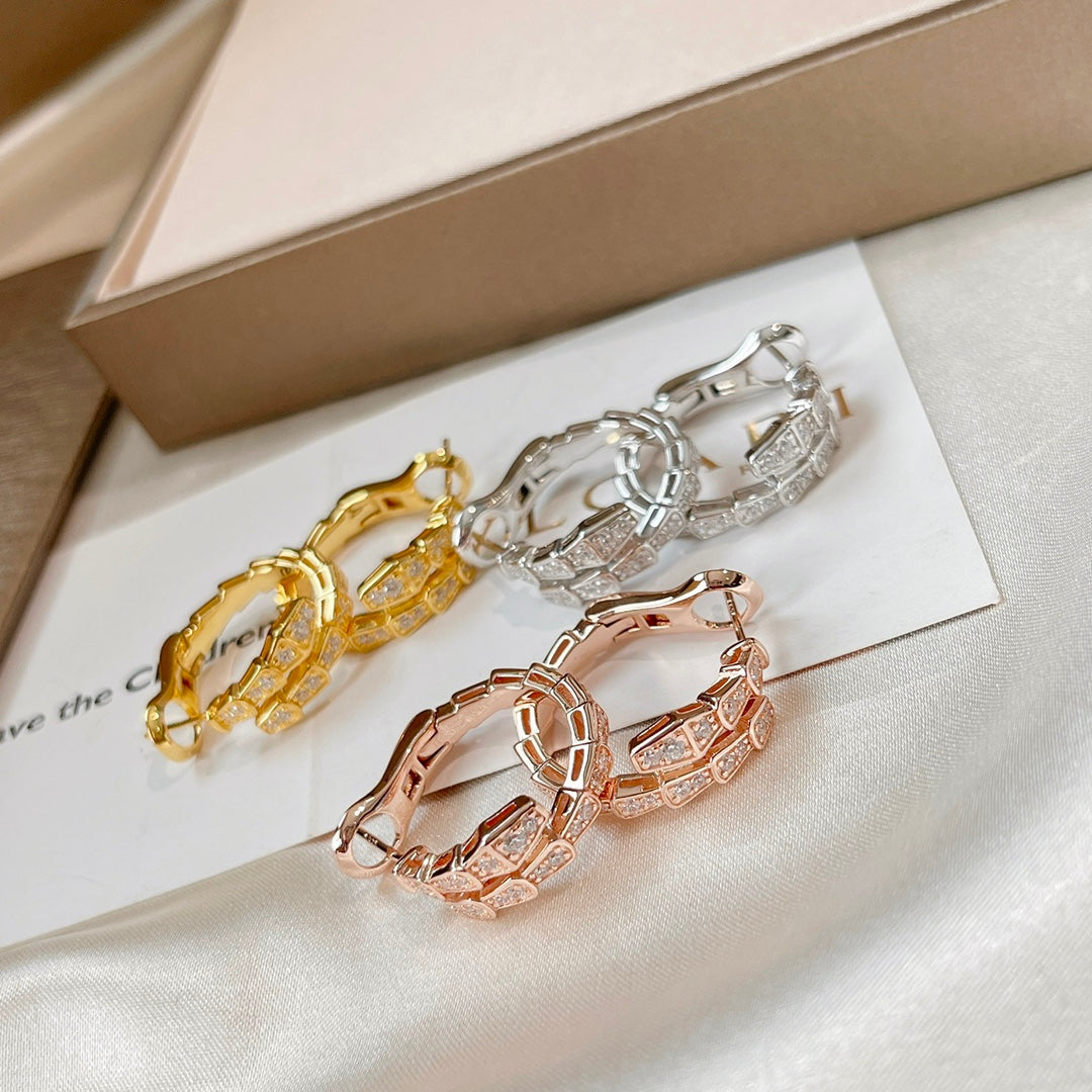 [Marin]SERPENTI EARRINGS DIAMOND