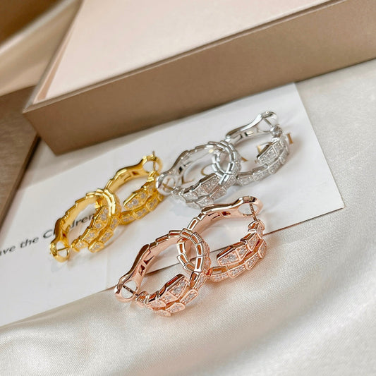 [Marin]SERPENTI EARRINGS DIAMOND
