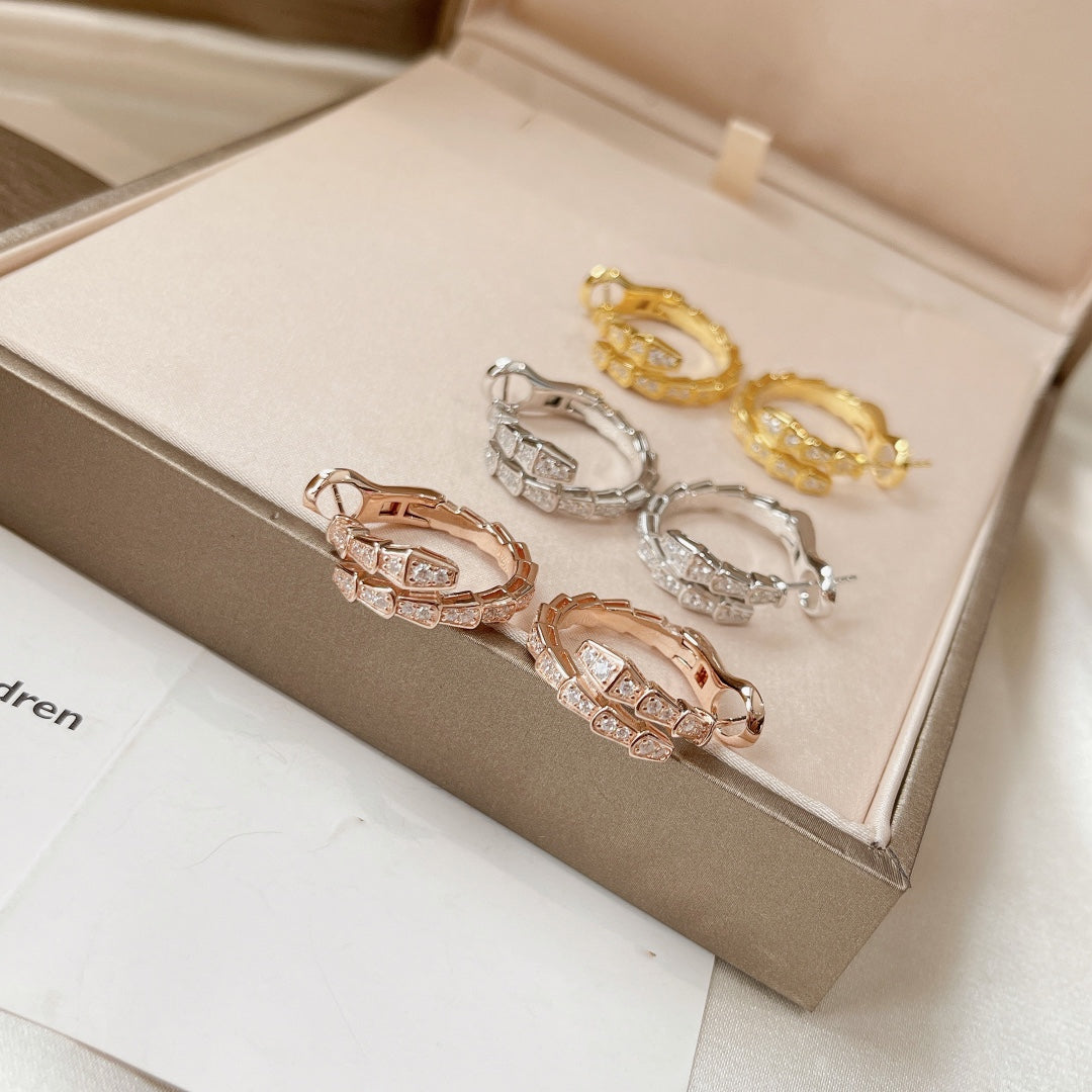 [Marin]SERPENTI EARRINGS DIAMOND