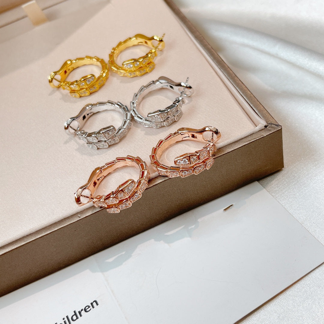 [Marin]SERPENTI EARRINGS DIAMOND