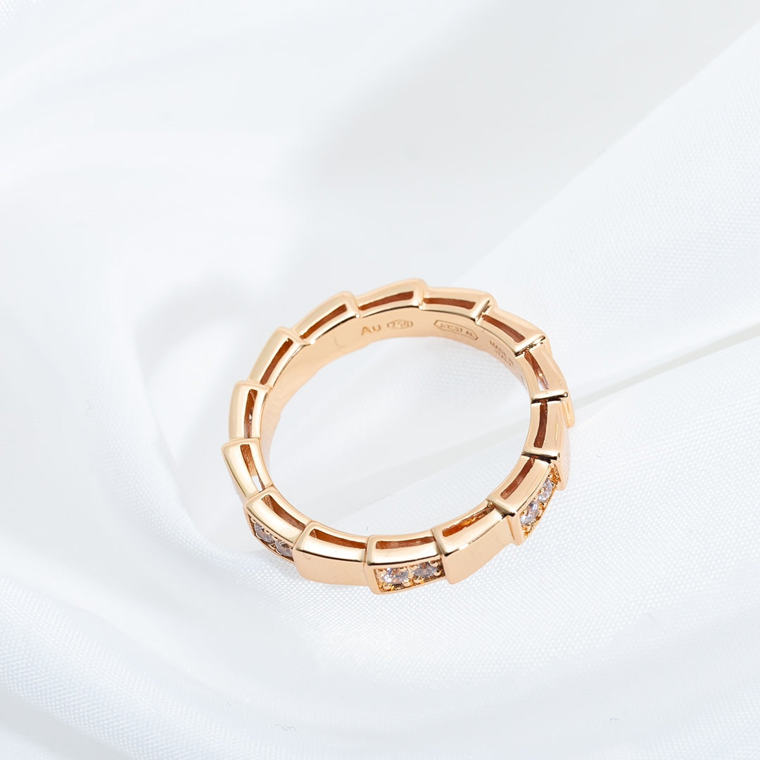 [Marin]SERPENTI RING PINK GOLD  3MM