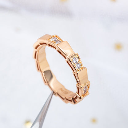[Marin]SERPENTI RING PINK GOLD  3MM