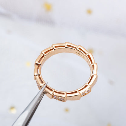 [Marin]SERPENTI RING PINK GOLD  3MM