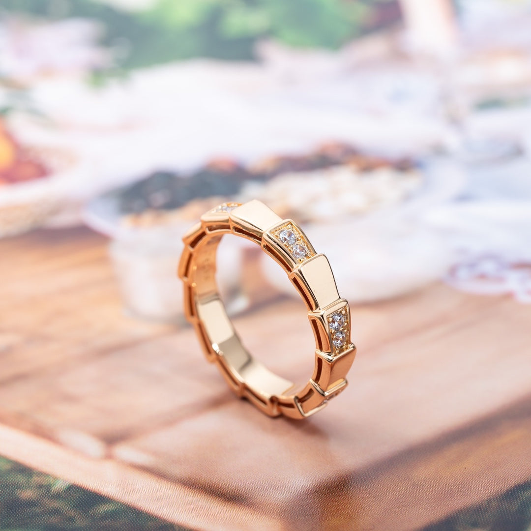 [Marin]SERPENTI RING PINK GOLD  3MM