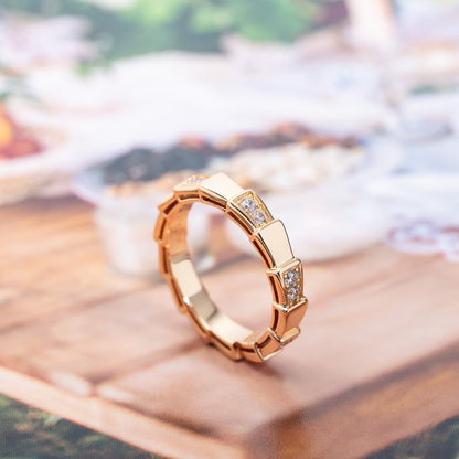 [Marin]SERPENTI RING PINK GOLD  3MM