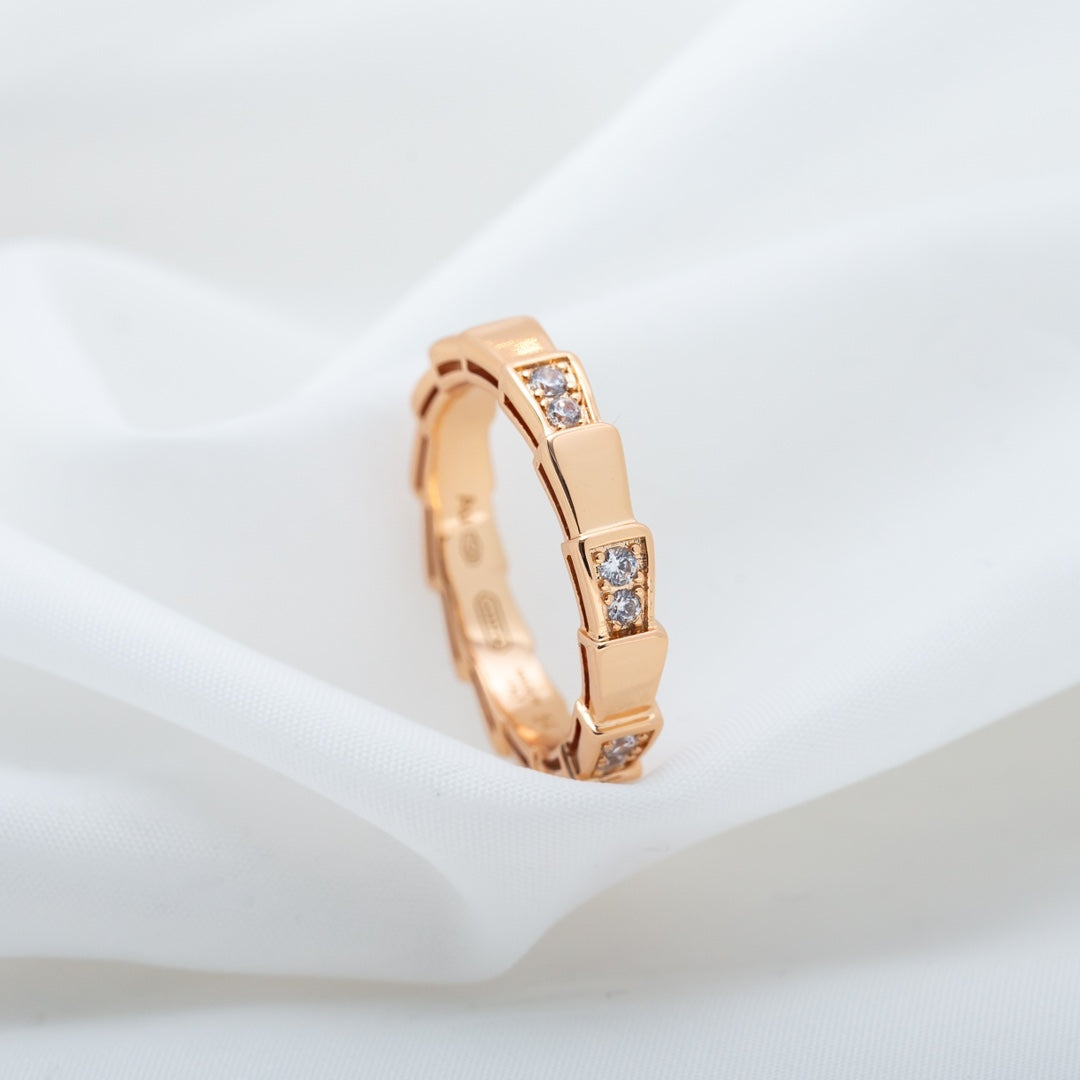 [Marin]SERPENTI RING PINK GOLD  3MM