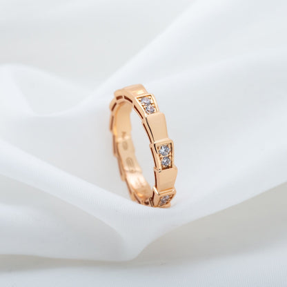 [Marin]SERPENTI RING PINK GOLD  3MM