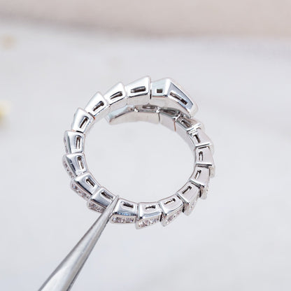 [Marin]SERPENTI RING SILVER DIAMOND PAVED 4MM