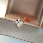 [Marin]STAR MOP PINK GOLD EARRINGS