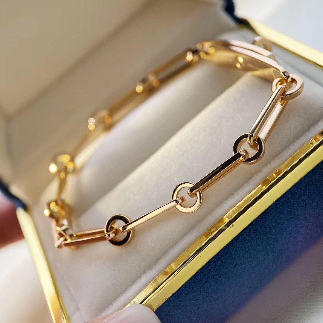 [Marin-Jewelry]CHAINE BRACELET SMALL MODEL DIAMOND
