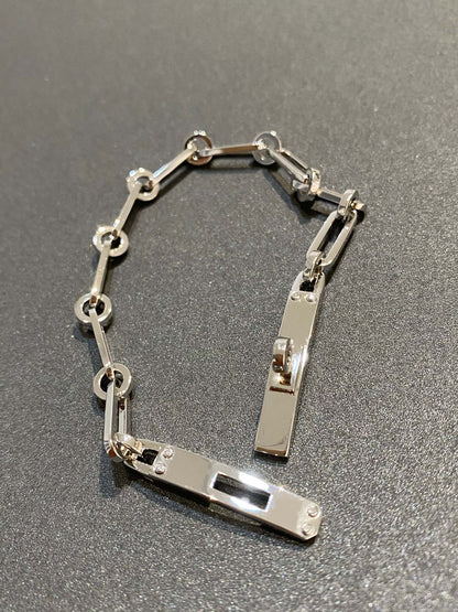 [Marin-Jewelry]CHAINE BRACELET SMALL MODEL DIAMOND