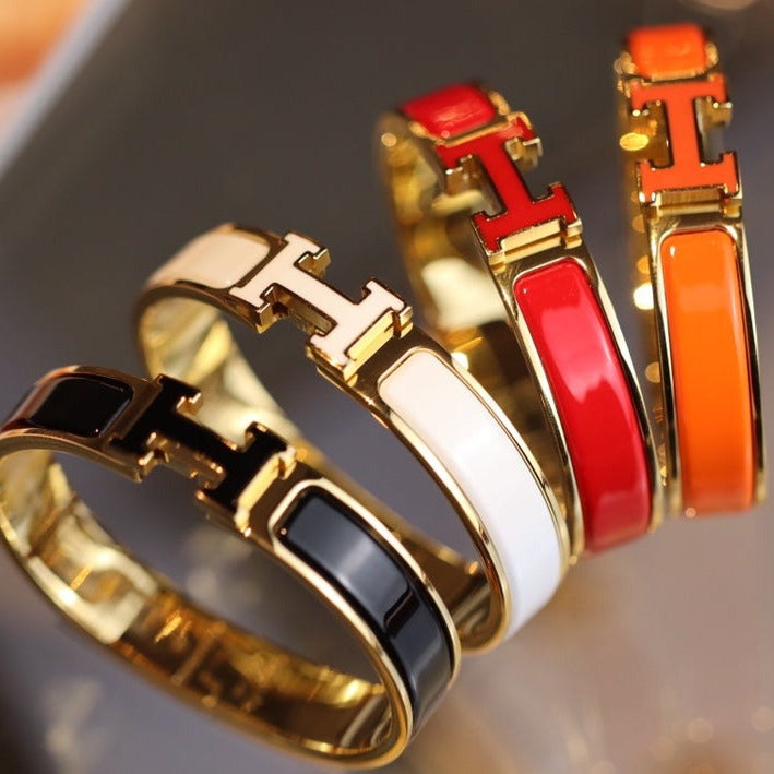 [Marin]H BRACELET 12MM GOLD