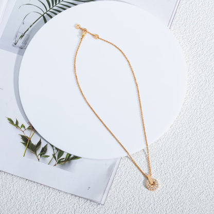 [Marin]GARI NECKLACE PINK GOLD DIAMOND