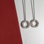 [Marin]COLLIER AMOUR RÉGLABLE ARGENT