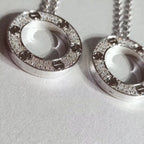[Marin]COLLIER AMOUR RÉGLABLE ARGENT