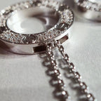 [Marin]COLLIER AMOUR RÉGLABLE ARGENT
