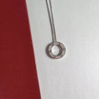 [Marin]COLLIER AMOUR RÉGLABLE ARGENT