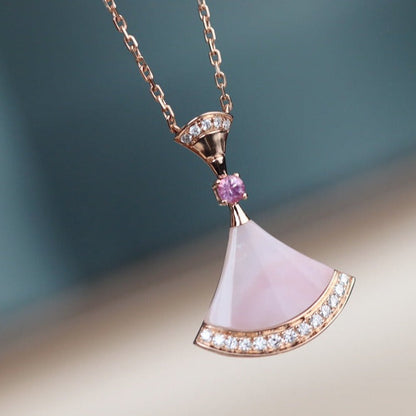 [Marin]DREAM NECKLACE PINK MOP DIAMOND