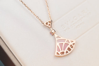 [Marin]DREAM NECKLACE PINK MOP DIAMOND