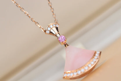 [Marin]DREAM NECKLACE PINK MOP DIAMOND