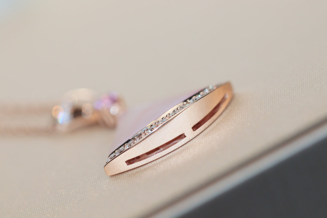 [Marin]DREAM NECKLACE PINK MOP DIAMOND