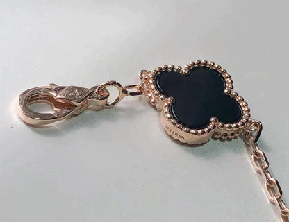 [Marin-Jewelry]CLOVER 5 MOTIFS MULTICOLOR BRACELET