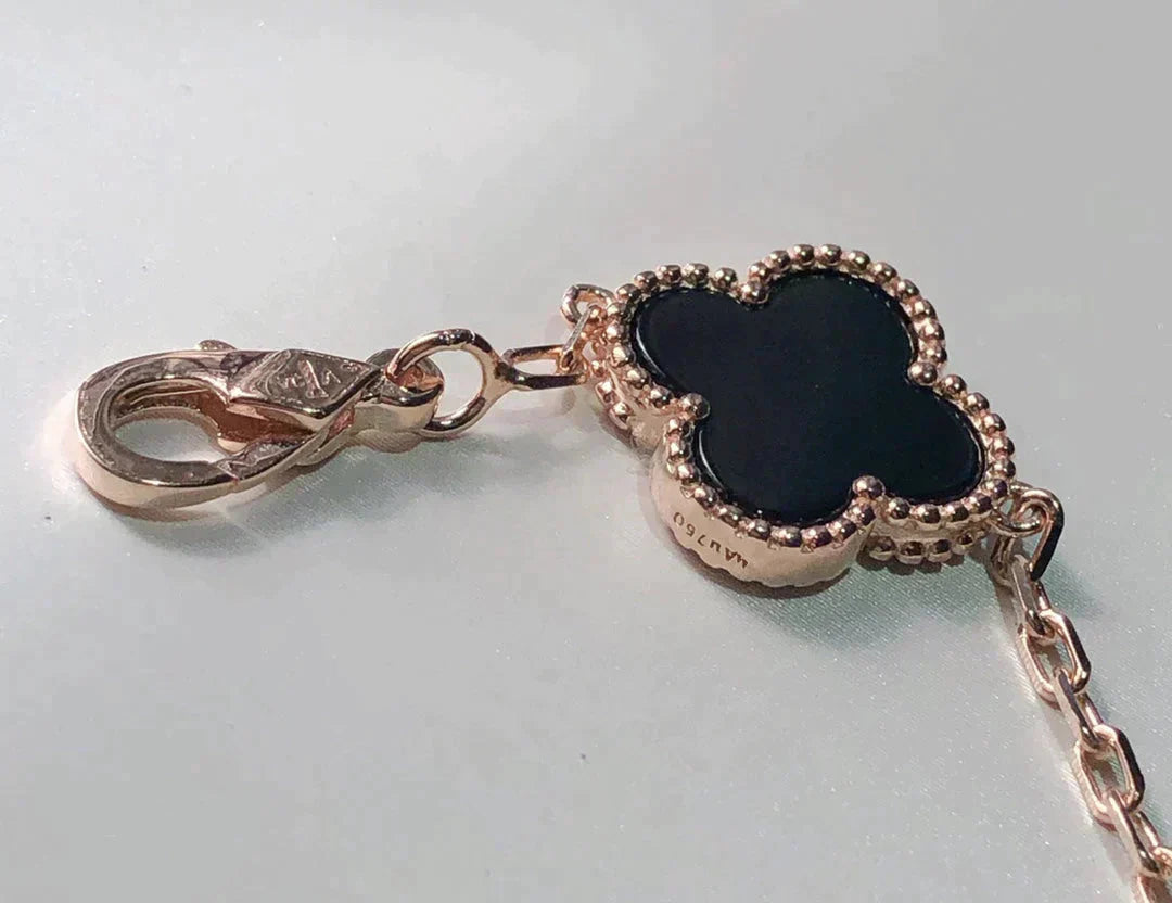 [Marin]CLOVER 5 MOTIFS MULTICOLOR BRACELET